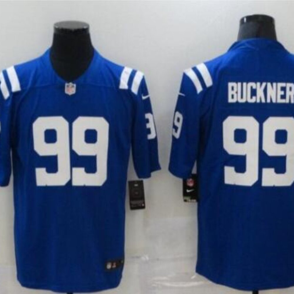 #99 DeForest Buckner Royal Blue Vapor Stitched Jersey